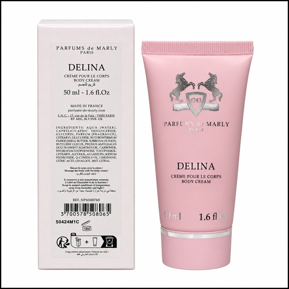 Parfums de Marly Delina Body Cream 50ml 1.6oz New in Box